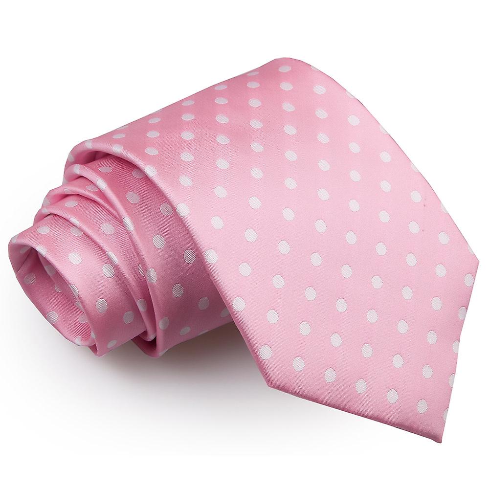 Rosa prickiga klassiska slips