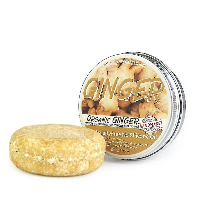 2ks Zázvor Šampón na opätovný rast vlasov Bar Organický zázvor Polygonum Šampón Mydlo Mlieko na opätovný rast vlasov Starostlivosť o vlasy / Olej proti vypadávaniu vlasov / plešatosť Tw