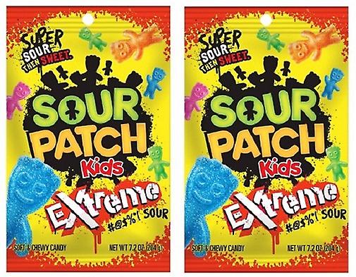 Sour Patch Kids Extreme Soft & Chewy Candy 2 Bag Pack