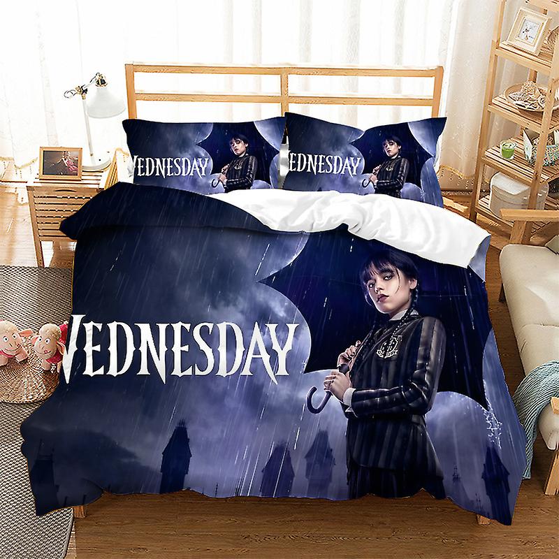 New Wednesday Addams Bedding Set Quilt Cover Pillowcase Things