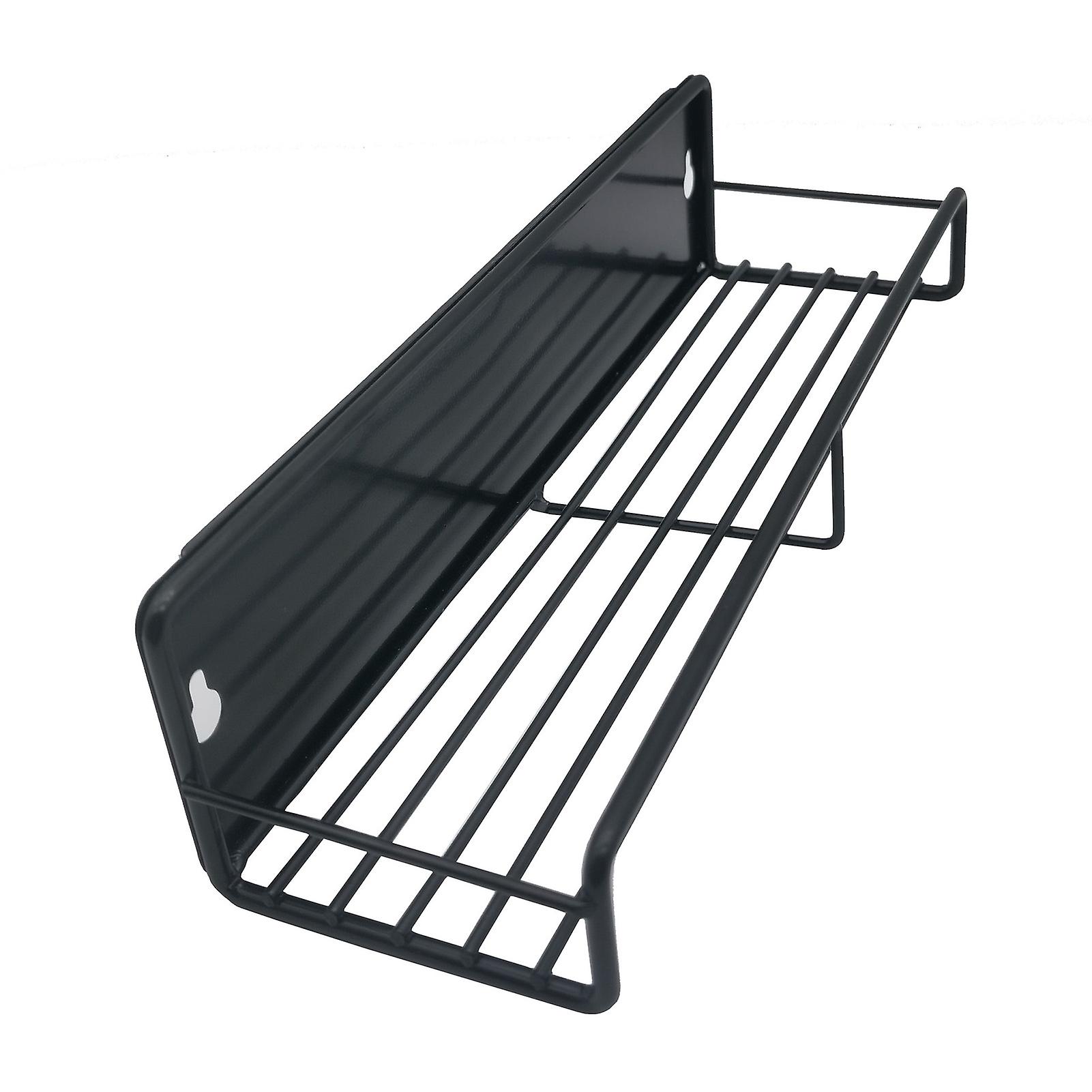 Punch-free Two-piece Set Rack Strong Loading Capacity Toiletry Holder For Washroom Restroom Dorms