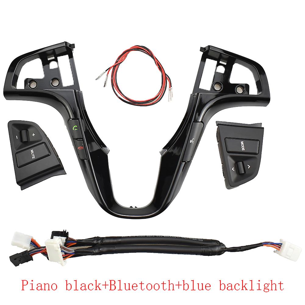 Steering Wheel Audio Switch Control Buttons For Hyundai Verna Solaris Button Switch Volume Phone Back Light Controller