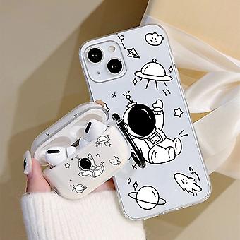 1pc Case For Airpods Or 1pc Graphic Printed Phone Case For - Main Image