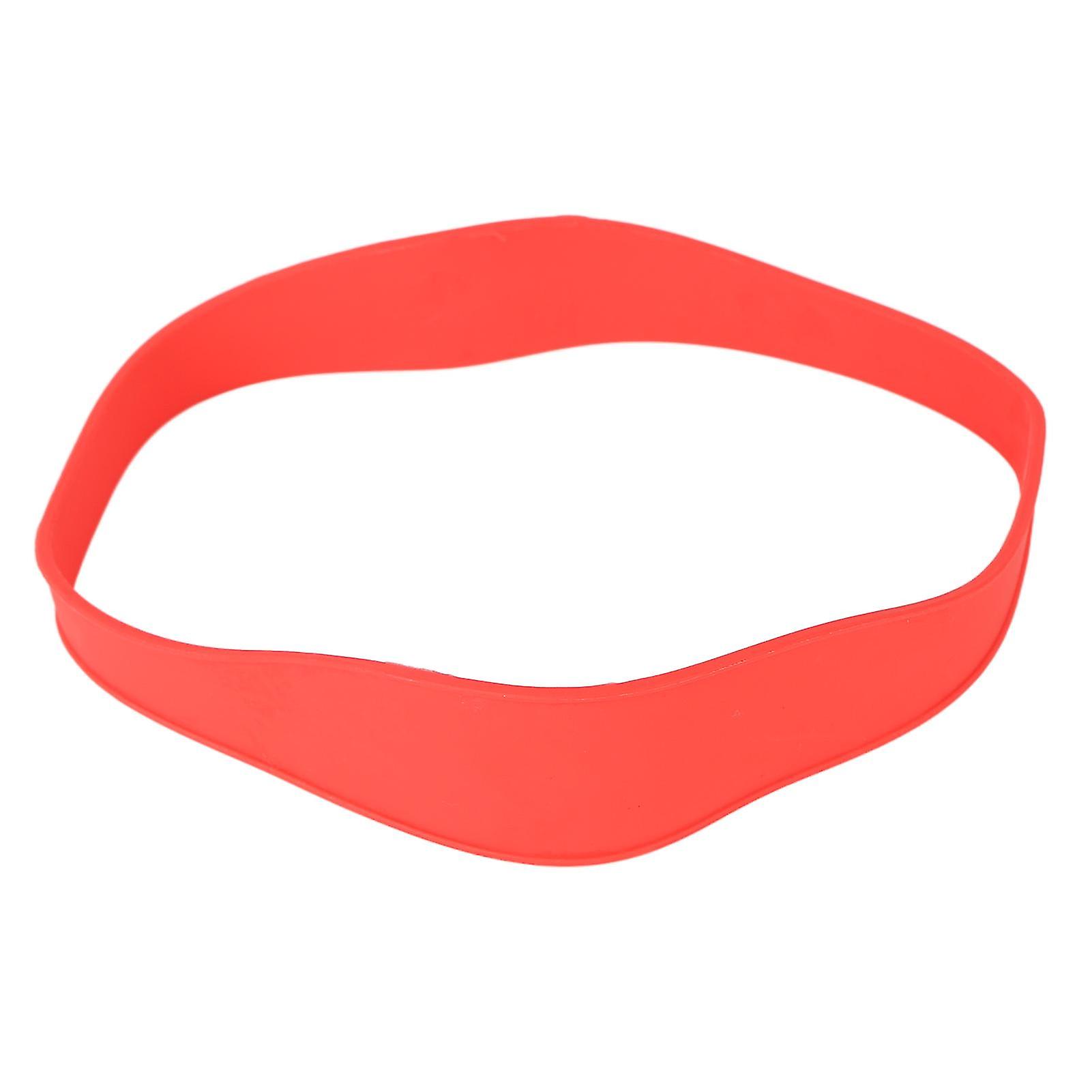 Hair Cutting Guide, Soft Silicone Curved Template for Home Haircuts, Red