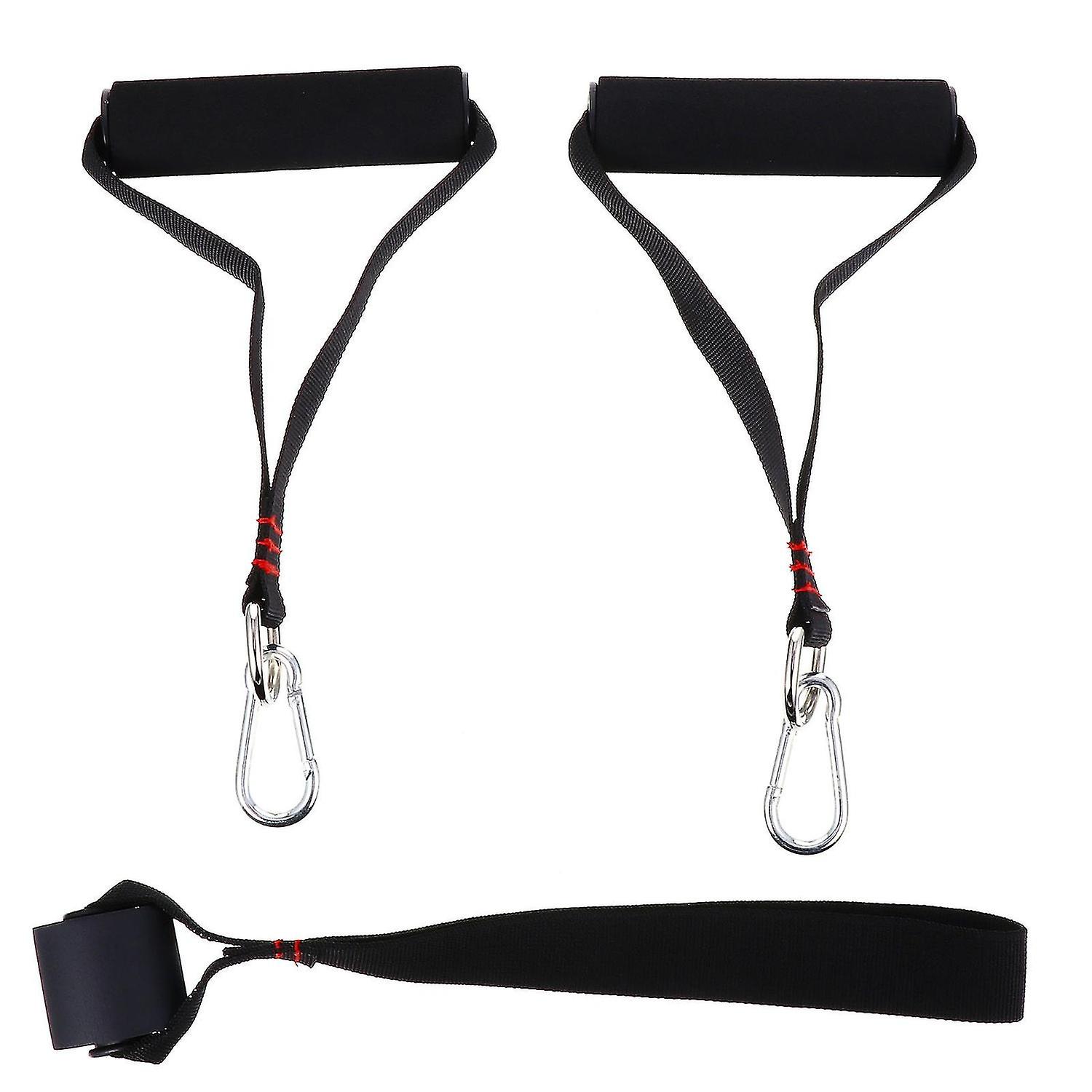 1 Set Fitness Handle Useful Durable Practical Professional Home Resistance Band Fitness Pull Rope Fi