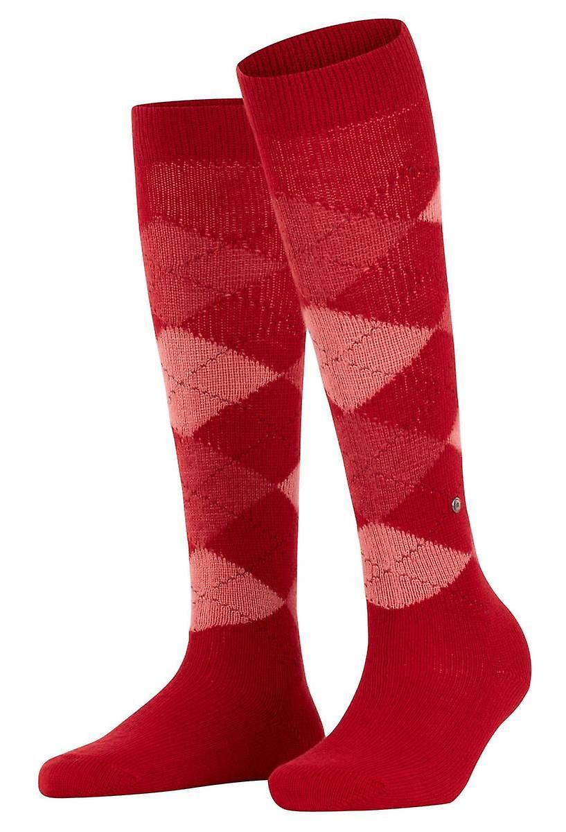 Burlington Whitby Knee High Socks - Vermillion Red