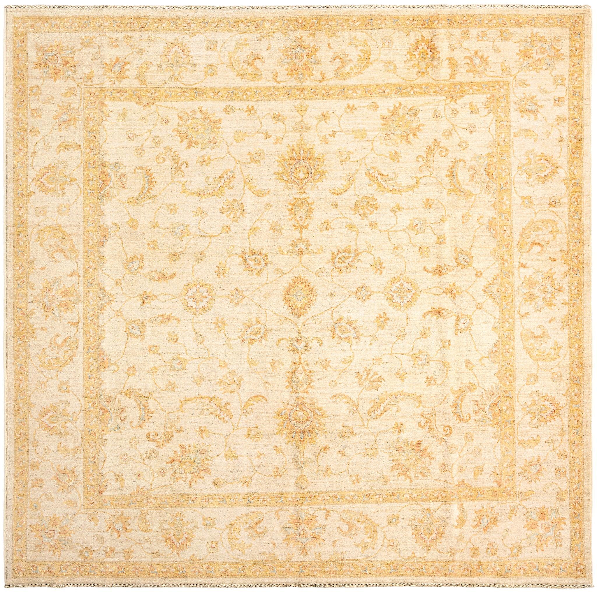 Hadorn Ziegler 255x250 带米色手工制作的巴基斯坦地毯