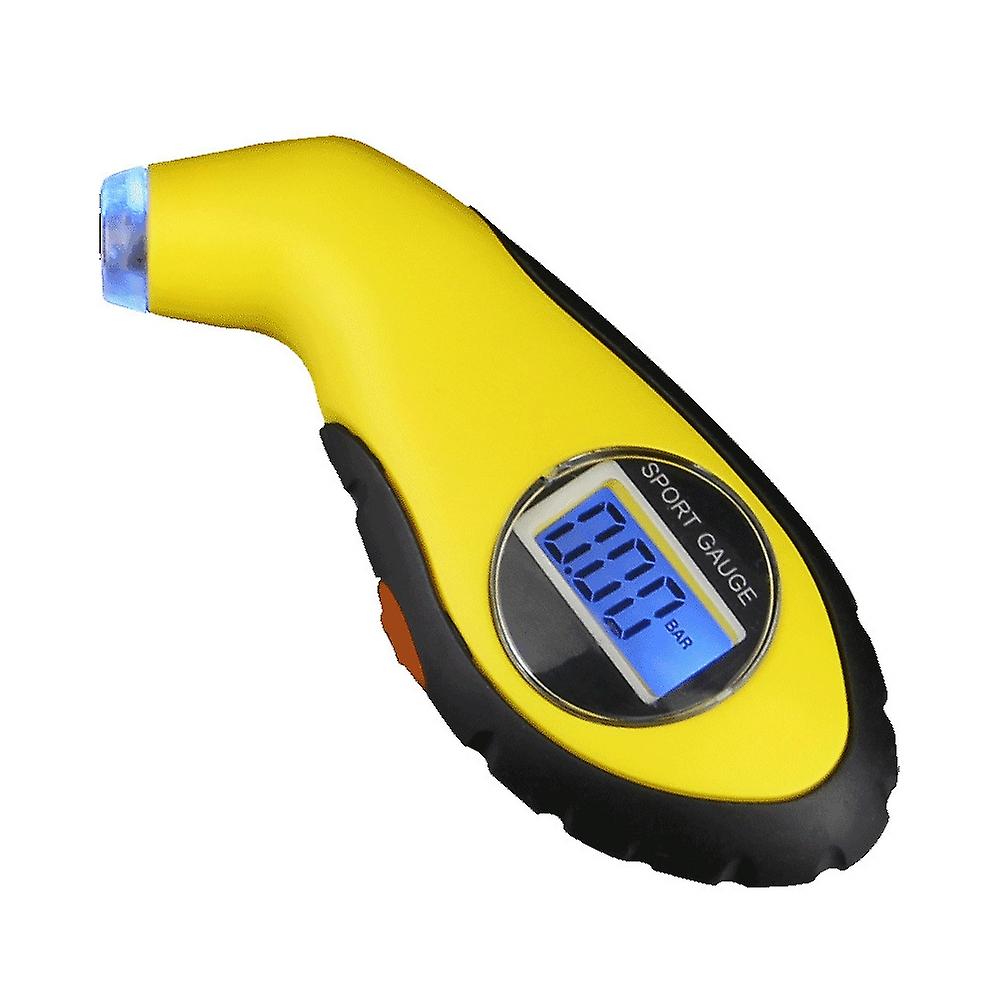 Digital Tire Pressure Gauge 0-150PSI Car Tire Pressure Detector with LCD Backlit Display Support Def