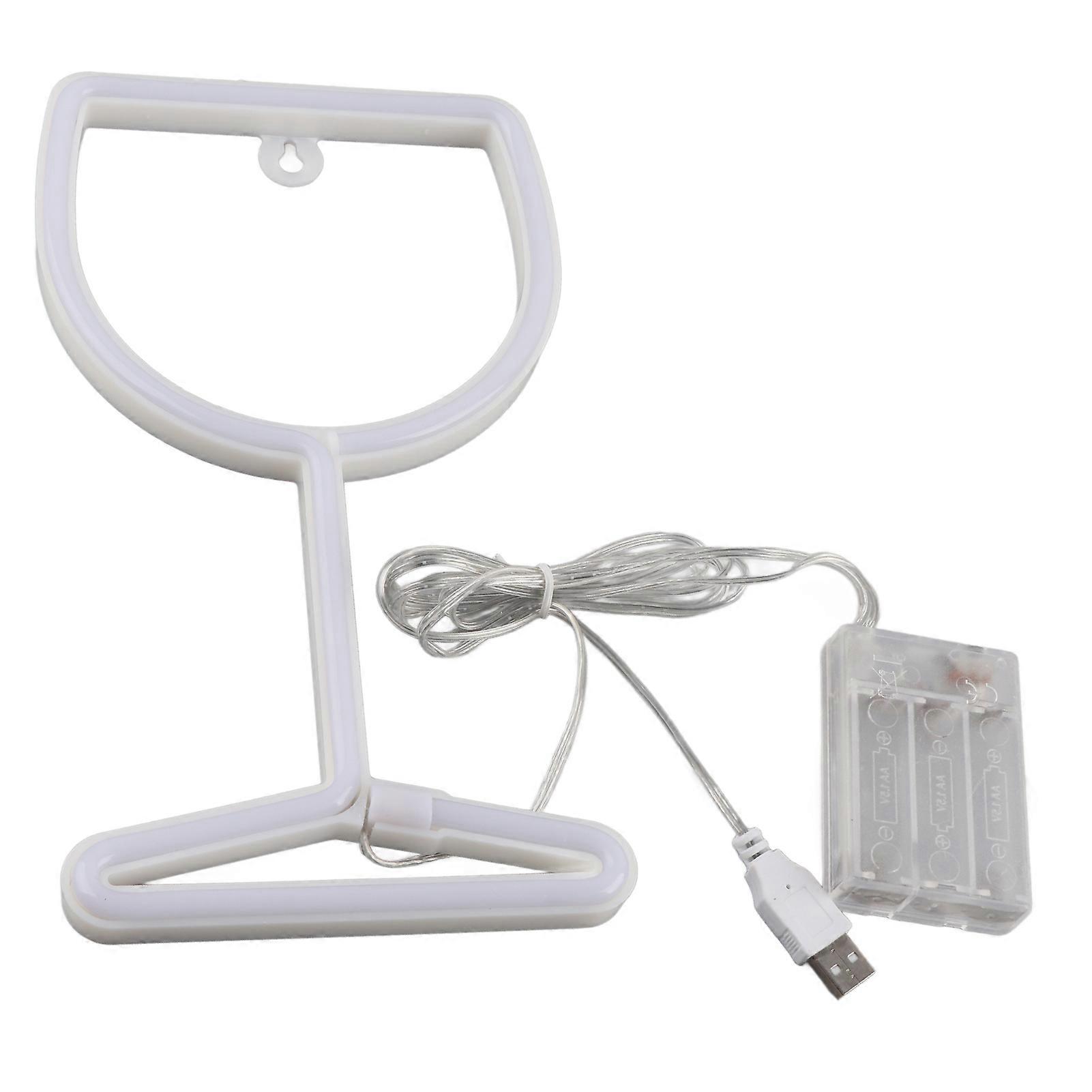 LED Neon Light Dual Power Supply LED Light Source Energy Saving Suspension Design Neon SignBlue