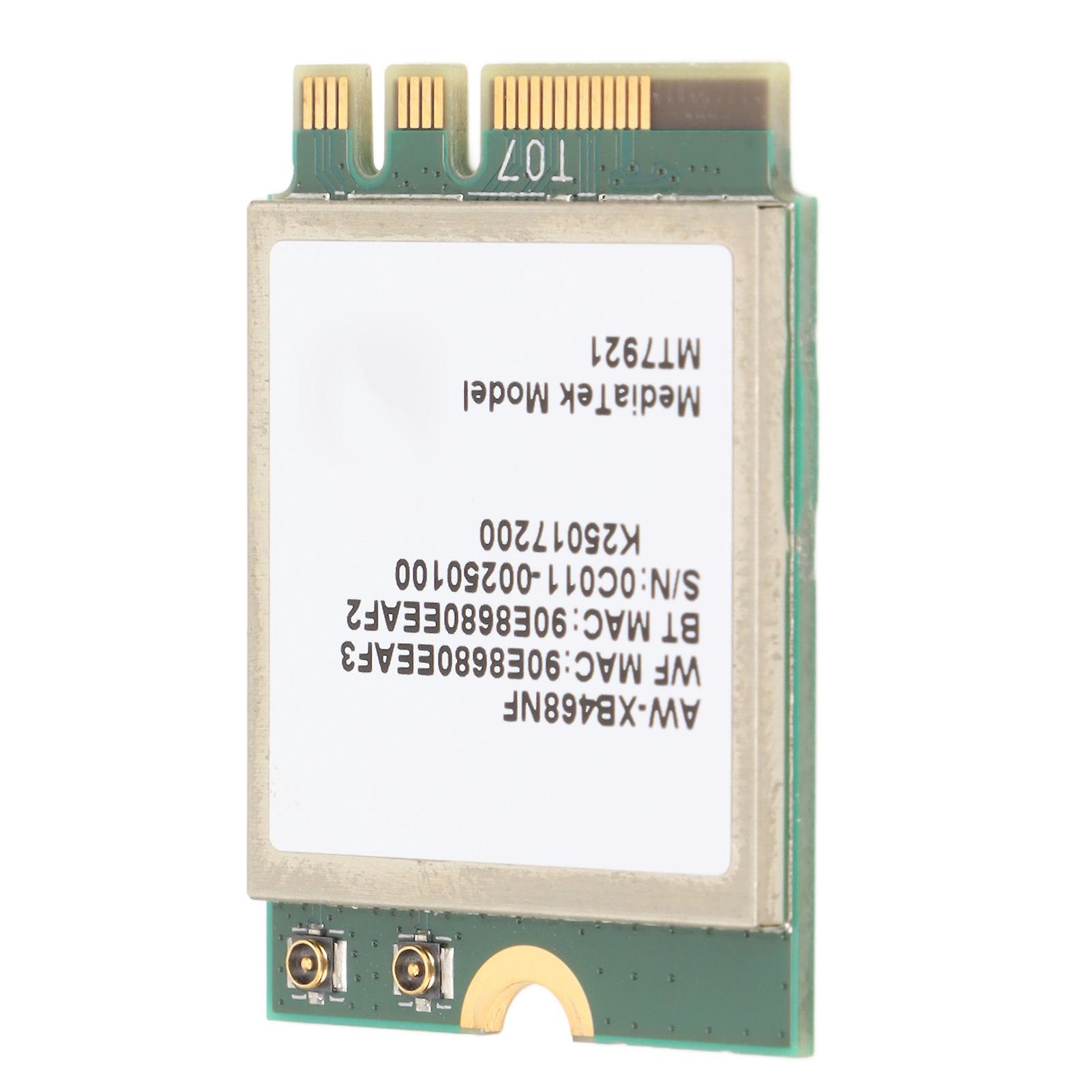 WIFI Card 1800Mbps Bluetooth5.2 Support Dual Band Antenna M.2 NGFF Network Card for Windows 10/11 