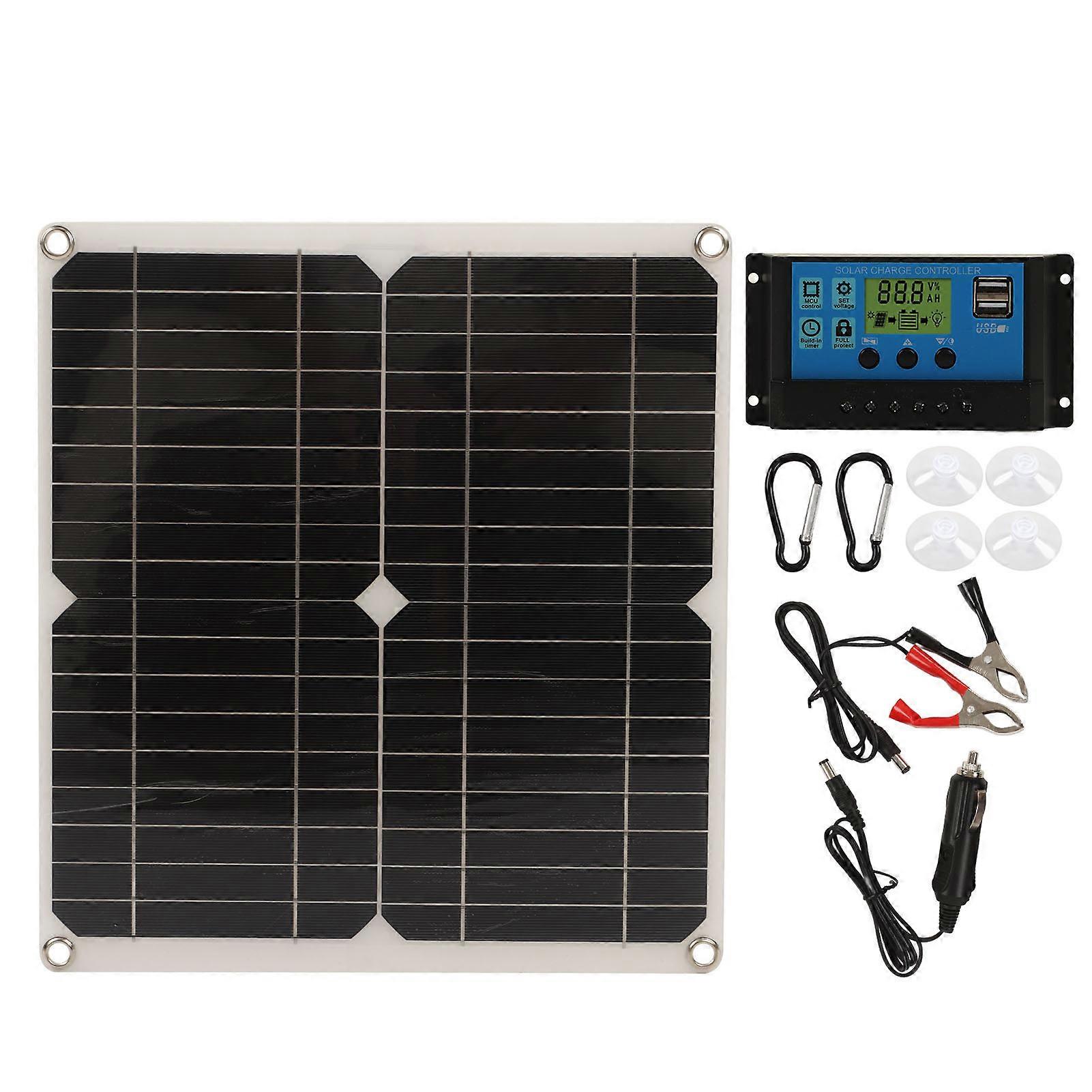 Solar Panel Kit,Solar Panel Monocrystalline Silicon Solar Panel Solar Charger Panel Revolutionary Design