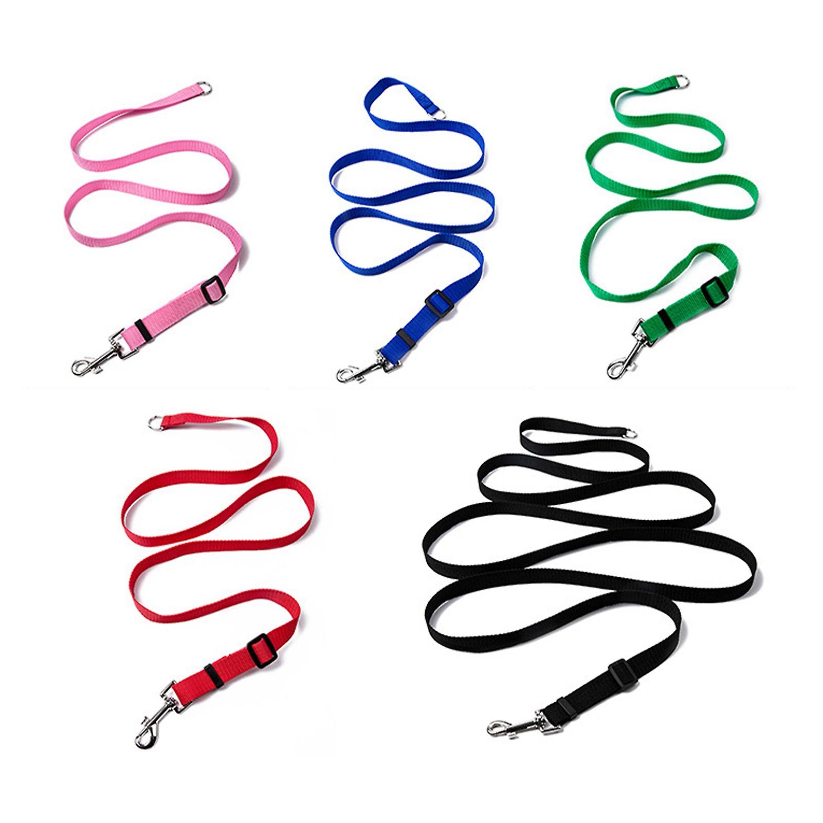 Dog Long Leash 32.8ft Adjustable Portable Training Leash Black