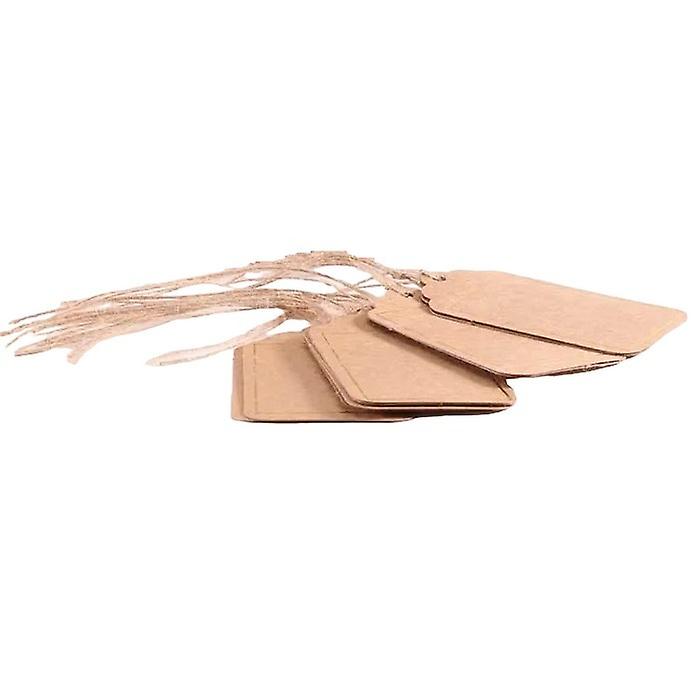 Apac Kraft präglad bagagetagg (10-pack)