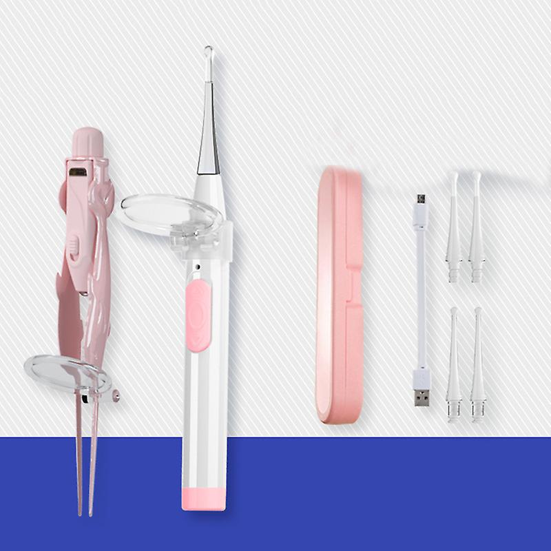 Earwax Removal Tool with LED Light Rechargeable Luminous Earwax Cleaner for Adults and Kids