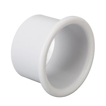 Hair Dryer Holder Insert Home Bathroom Stainless Steel Hair Dryer Stand Tube for Salon Hair Styling Station White