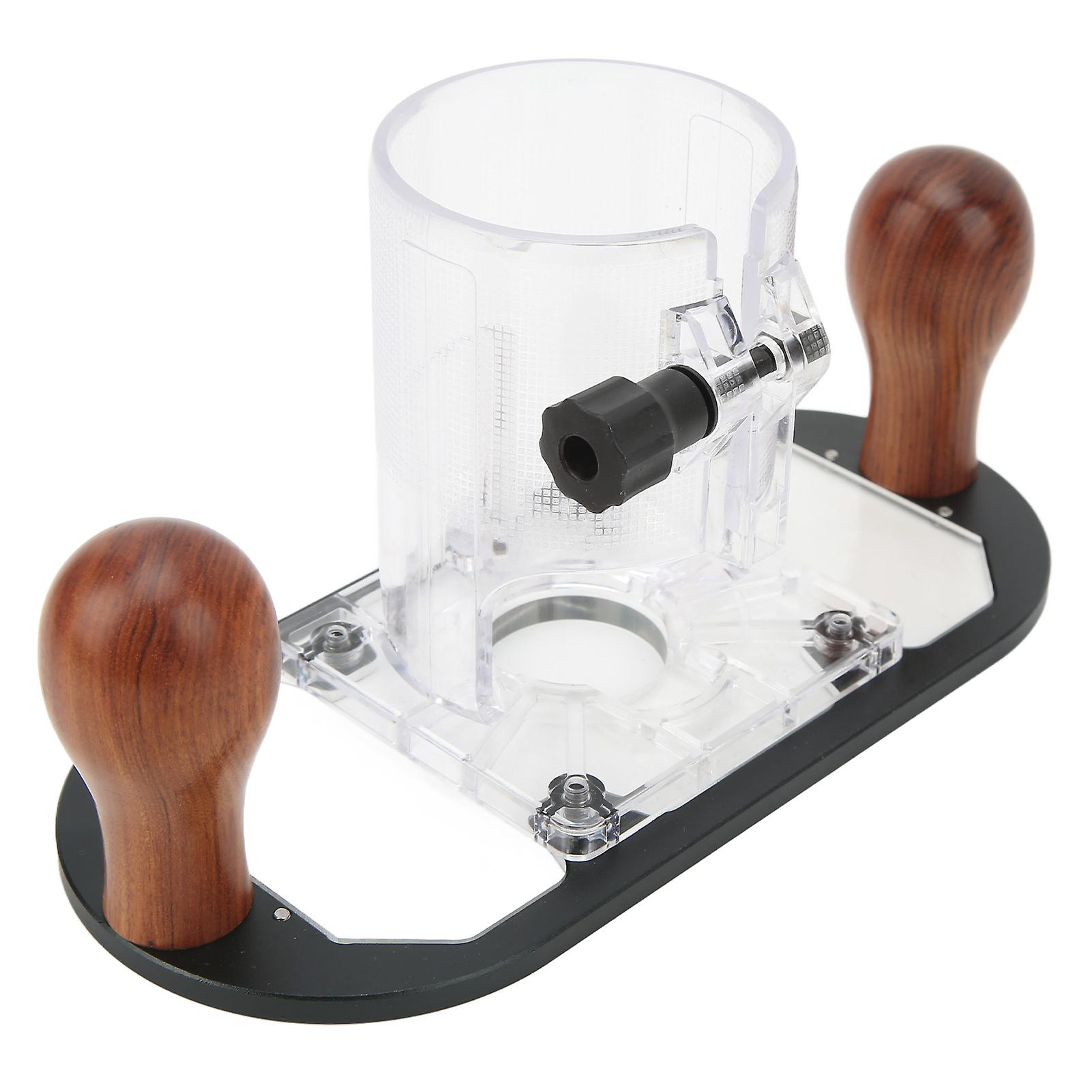 Handheld Router Plunge Base Carving Milling Router Trimmer Plunge Base for 65mm Trimming Machine