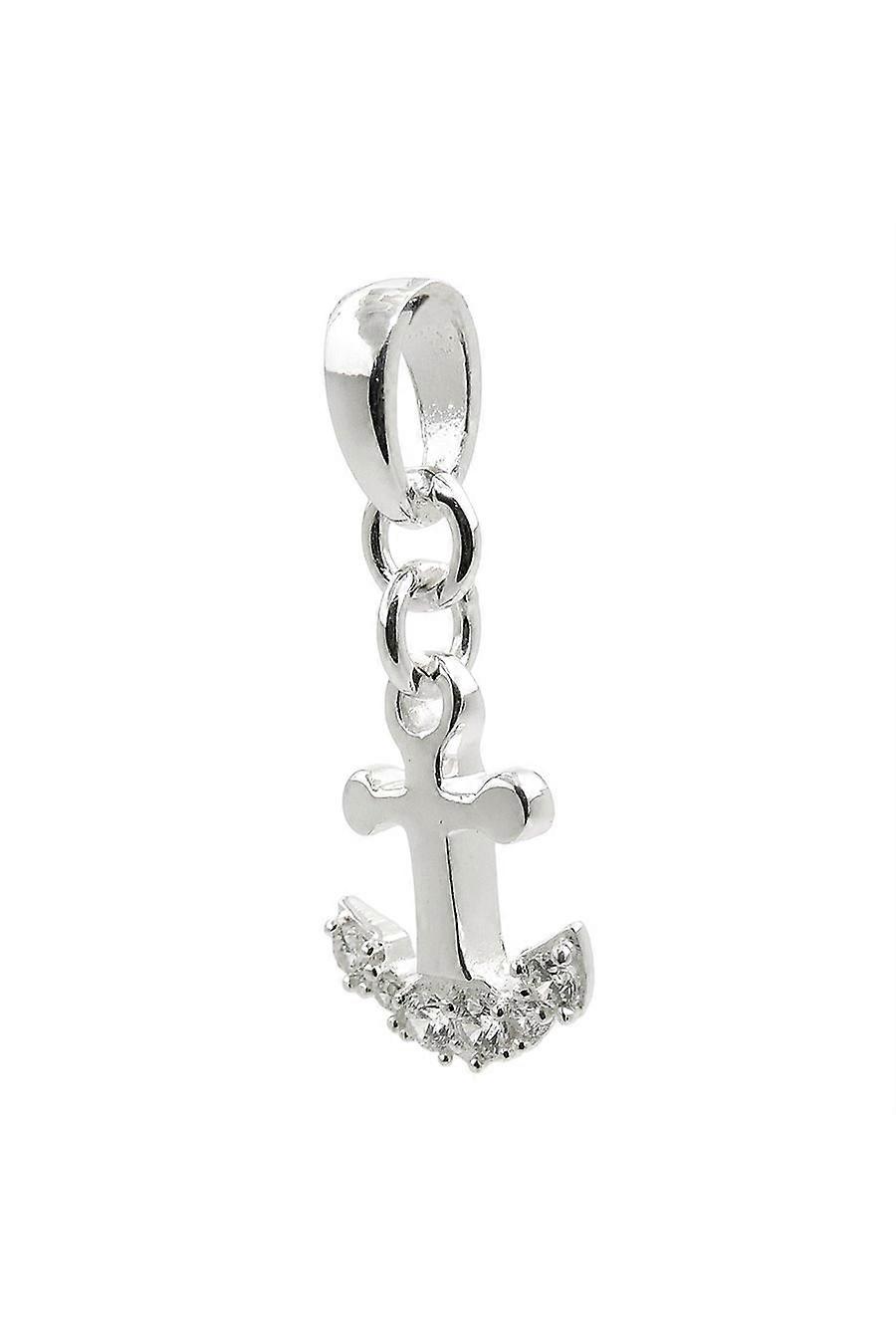 Pendant Anchor With Zirconia Silver 925 - Gl93728