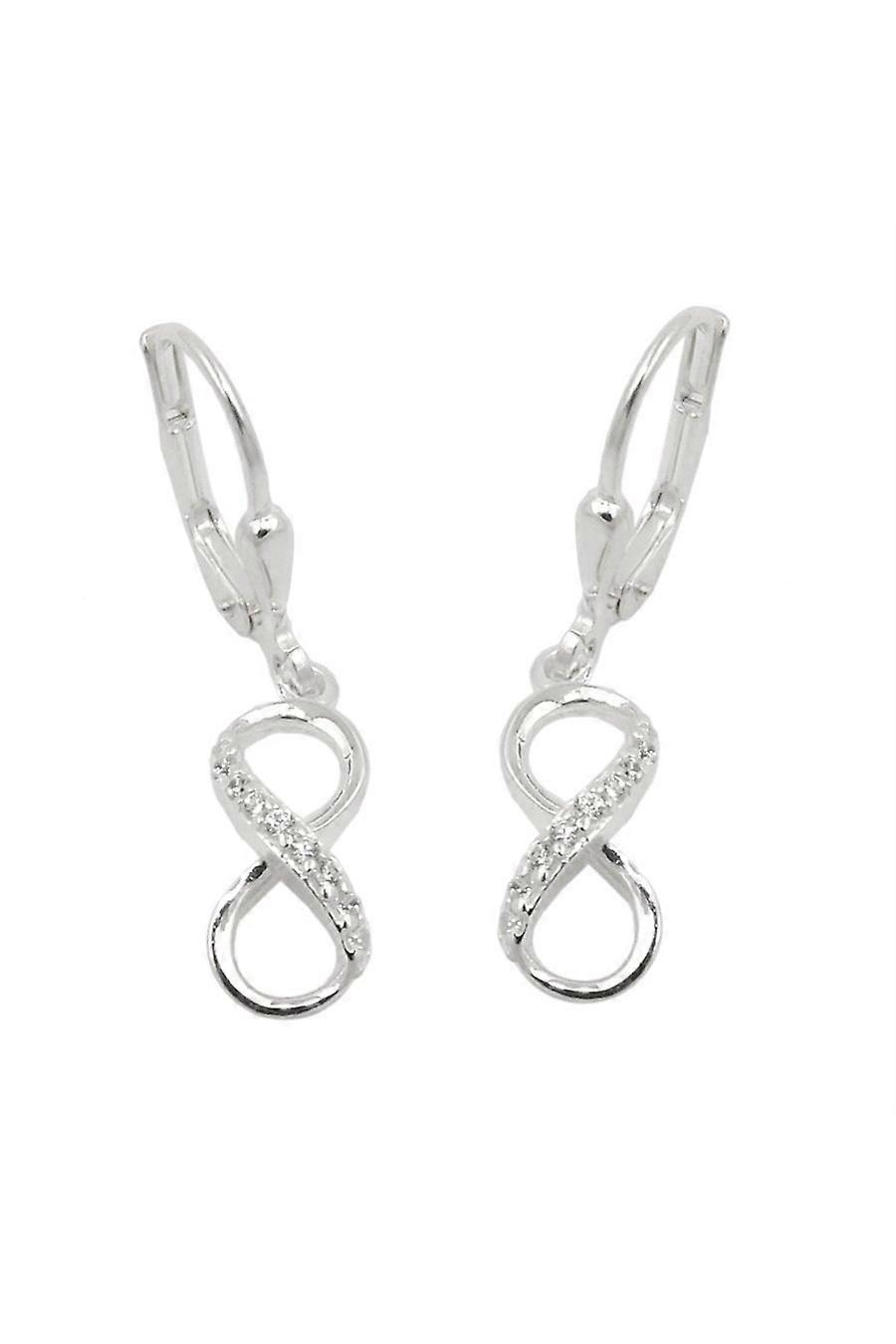 Leverback Earrings Infinity Silver 925 - Gl93790