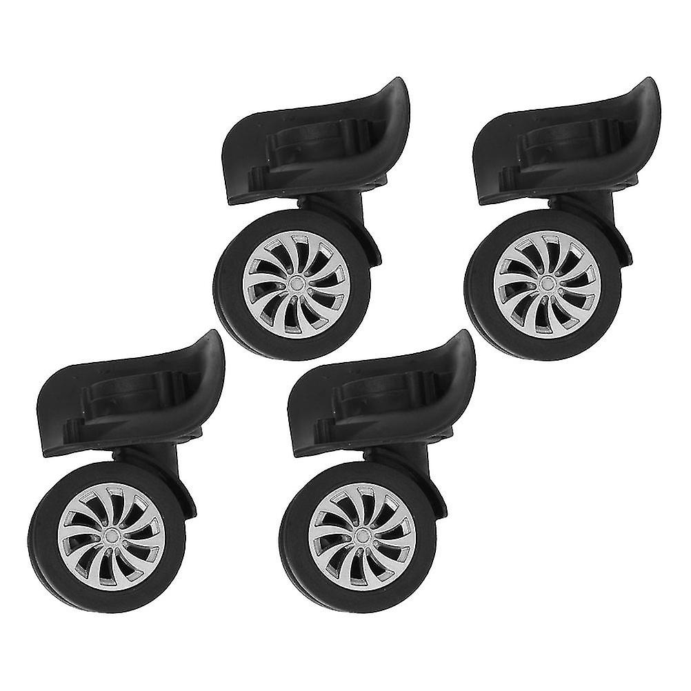 4pcs Suitcase Wheels Spare Wheels Luggage Replacement Swivel Wheels Casters