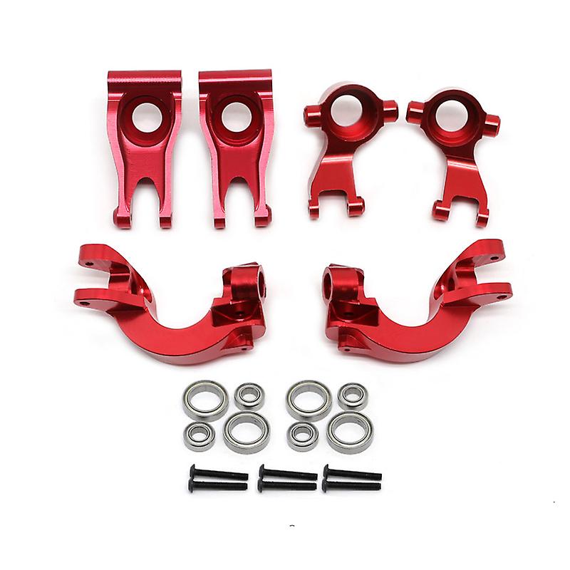 Metal Front Steering Block & C-Hubs & Rear Hub Carrier For 1/10 Arrma Granite