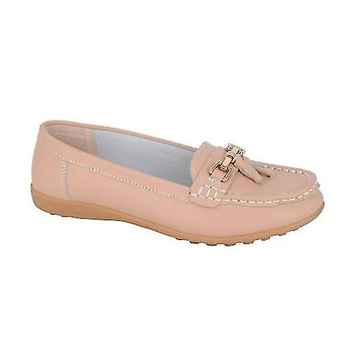 Boulevard Dames/Dames Tassel Action Leren Loafers