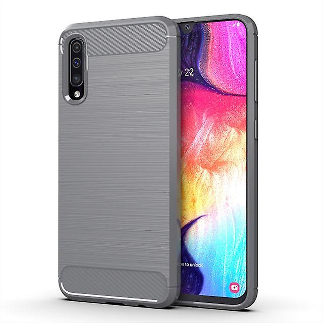 Durable Soft Protective Shell Case for Samsung Galaxy A30S - Gray