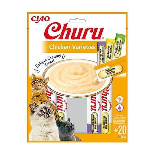 Churu chicken varieties for cats 20 sticks of 14g (Chicken - Seafood - Meat)