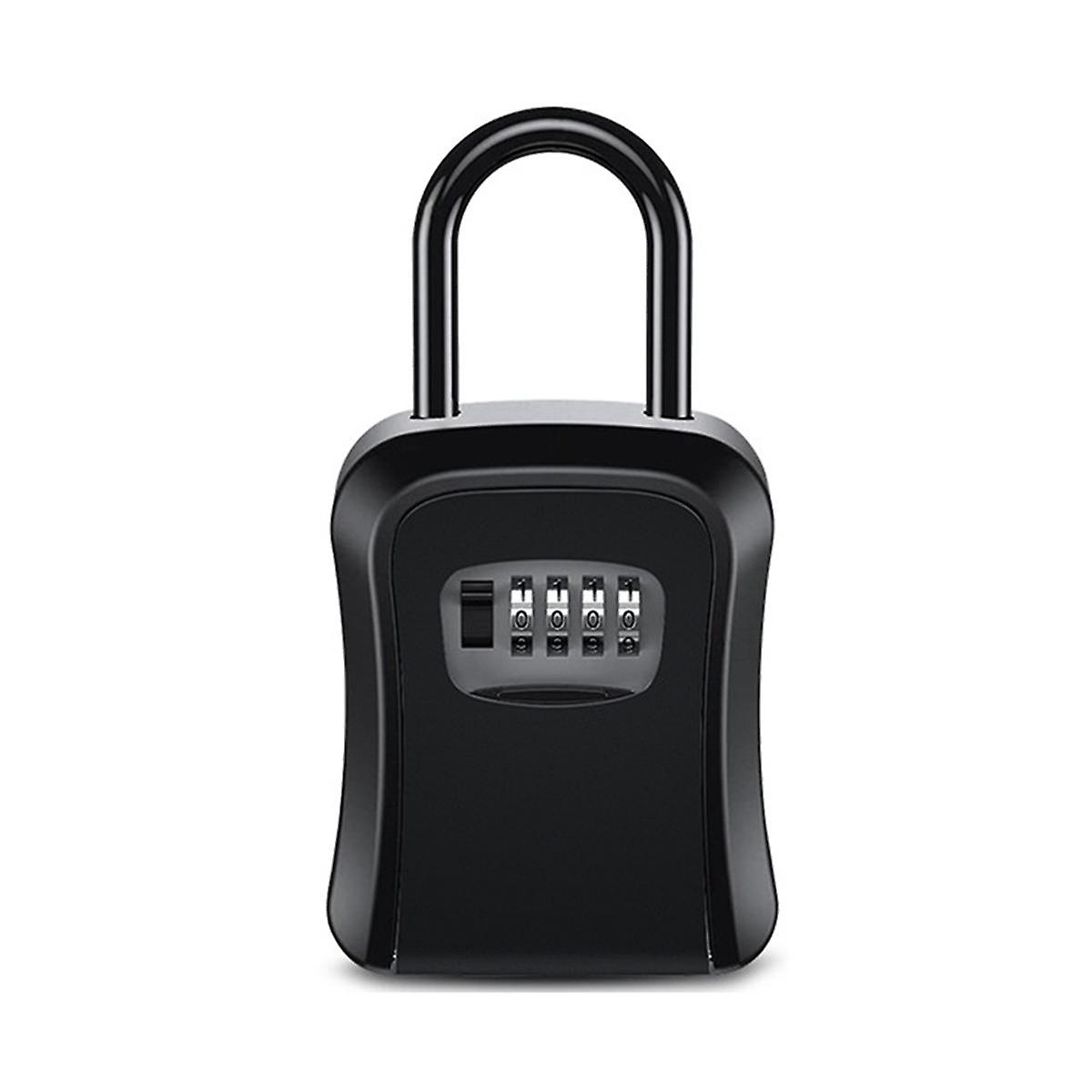 Outdoor Password Key Boxs Extended Locking Hook Steel Wire Hanging Key Storage Waterproof Key 4 Dig