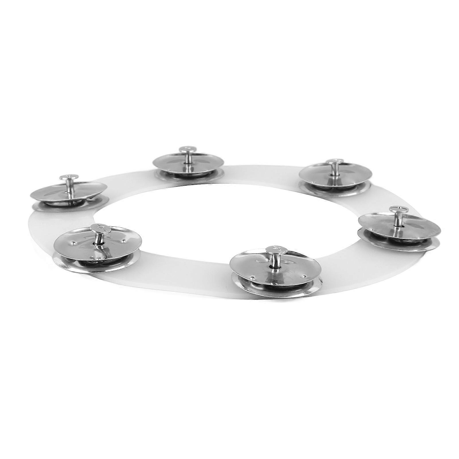 Drum Hi Hat Ring Bell Silicone Double Rows 6 Pieces Cymbal Set