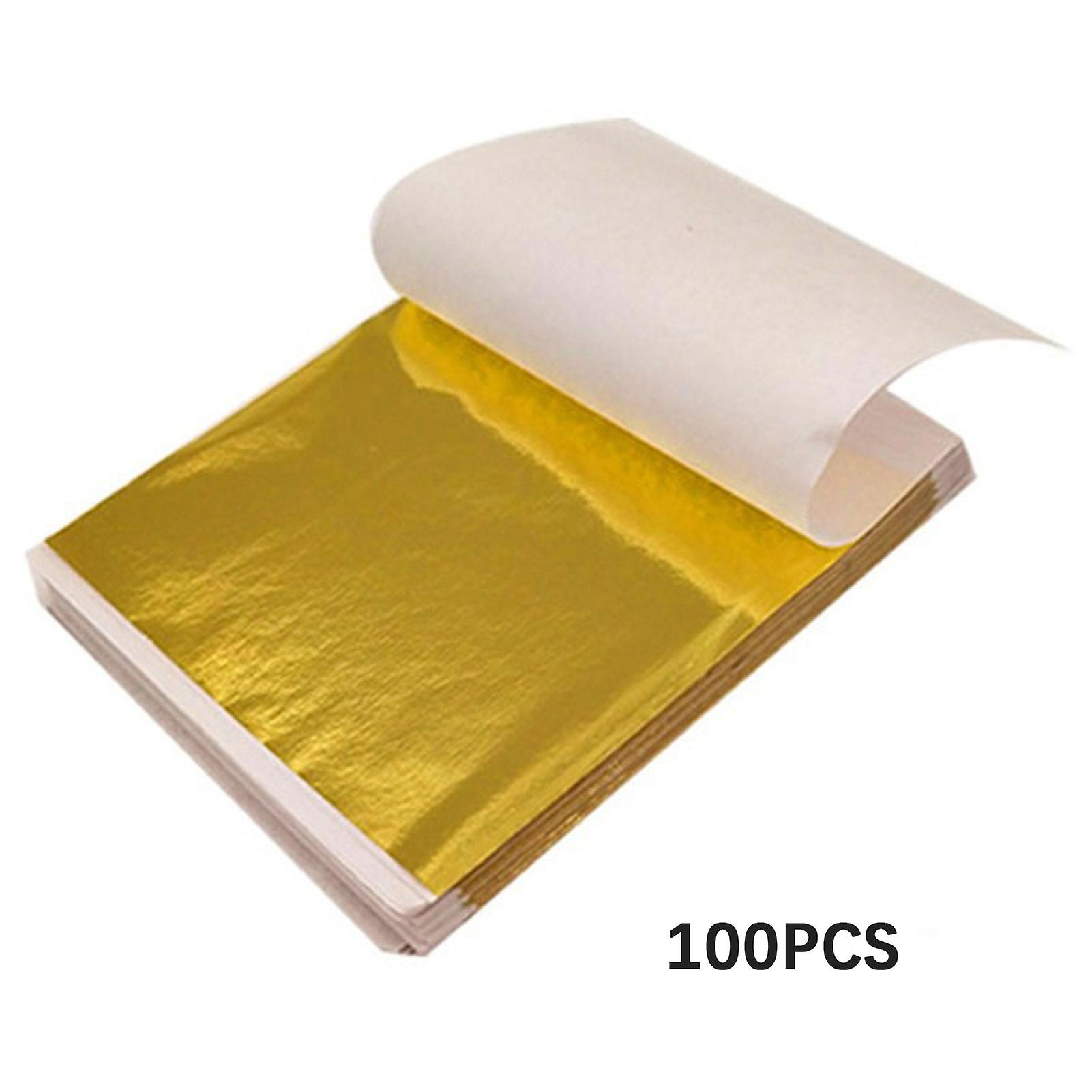 Gold Foil Paper Easy to Use Decorative Gold Foil Sheets for DIY Art Decoration