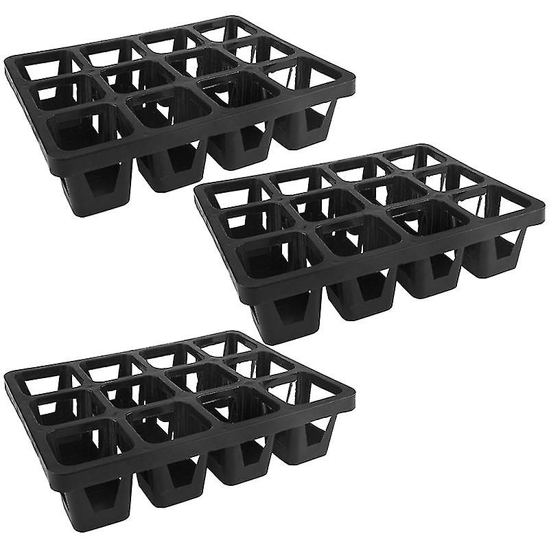 3pcs Plastic Flowerpot Tray