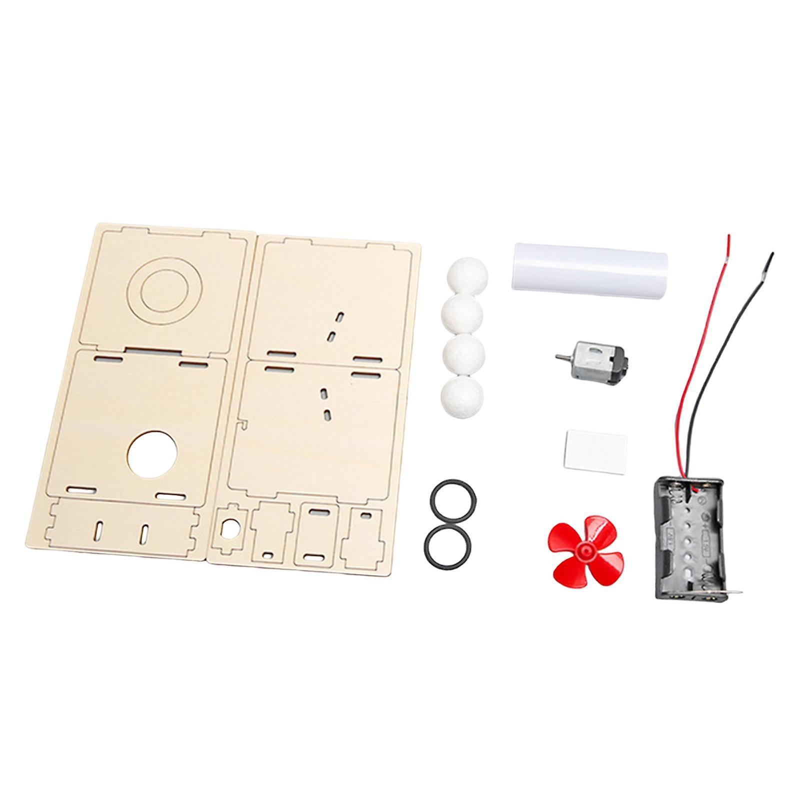 Electric Air Blowing Ball Model Assembled Children Physics Stem Science Kits