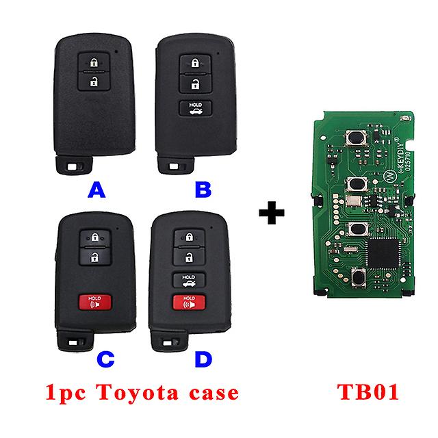 Keydiy Tb01 Kd Smart Key Universal Remote Control With 8a Transponder And Shell For Toyota Corolla Rav4 Lexus Fccid:0020 2110