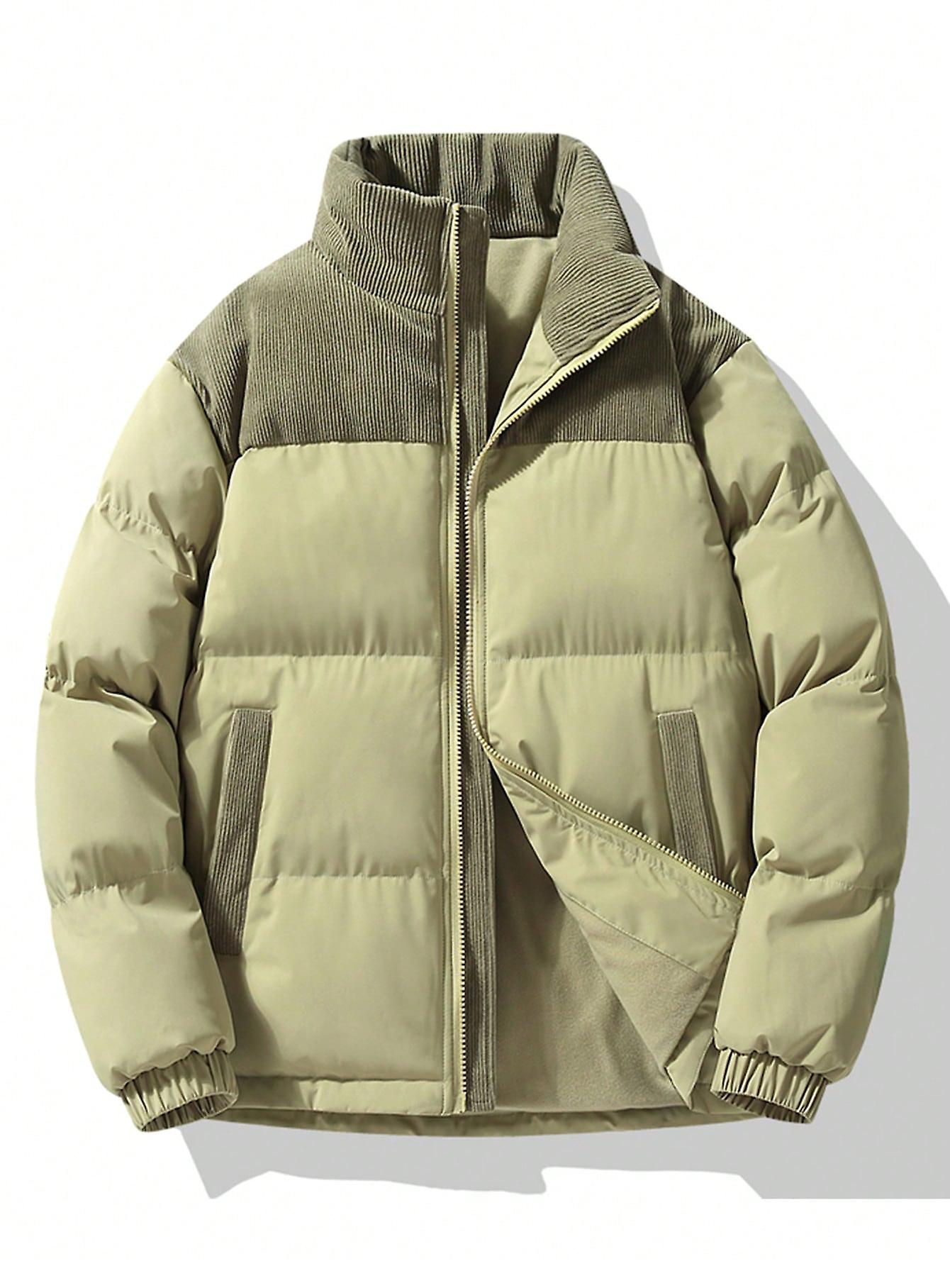 Palton puffer Men Two Tone Zip Up