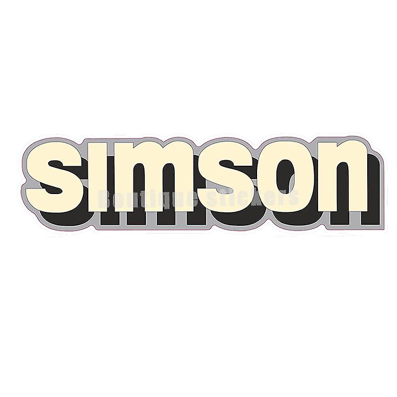 Simson S51b Retro Sticker Set Vinyl Car Accessories Car Window Car Modeling Applique Art Pattern Rear View Mirror Window