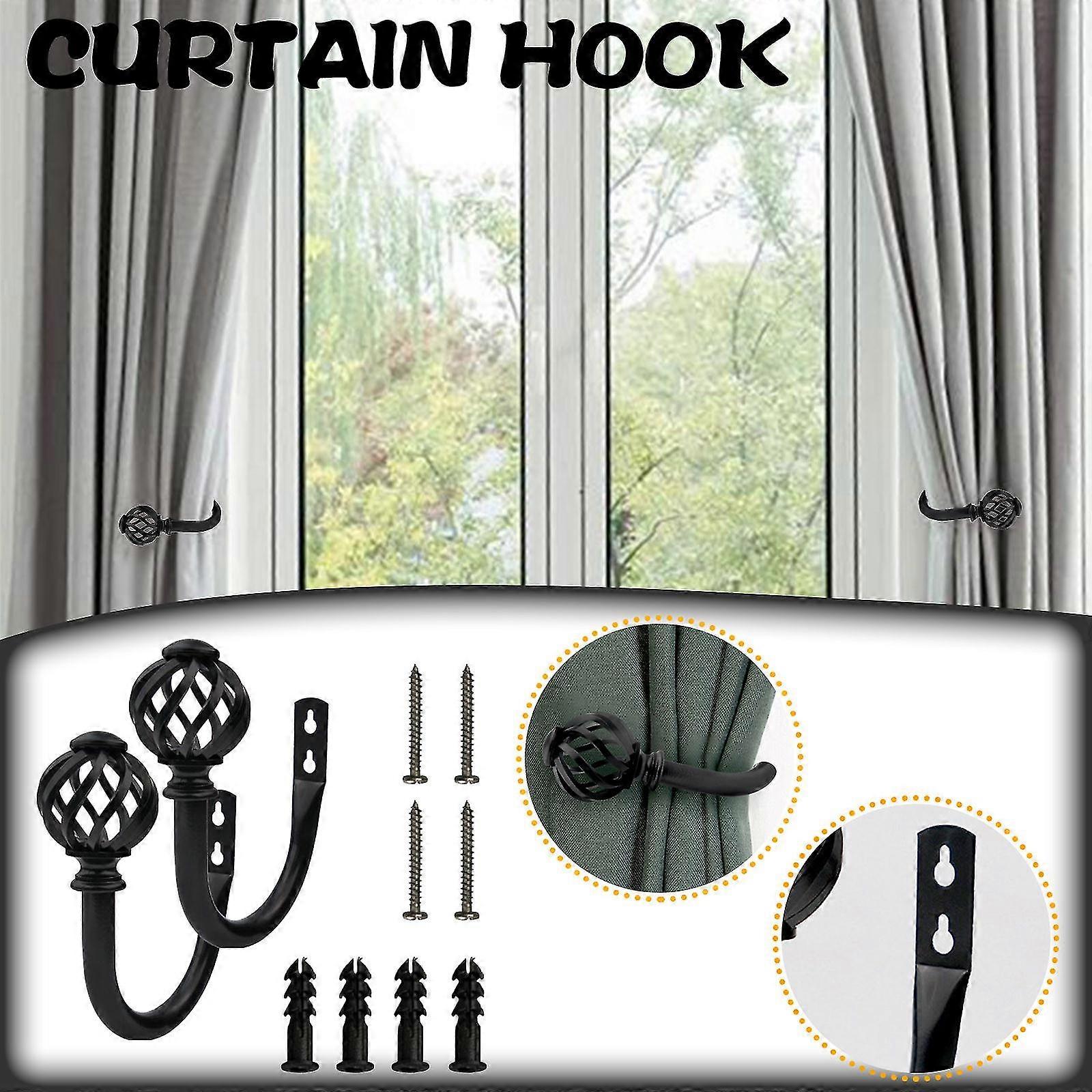 Curtain Hook Strap Wrought Iron U-shaped Window Decoration Accessories