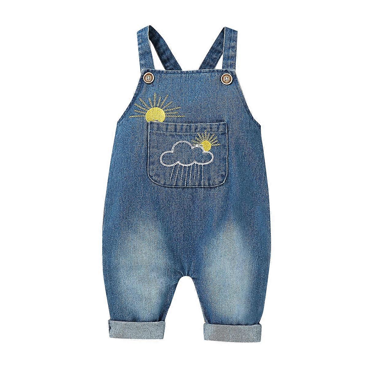 Jeans för pojkar Fritidsoverall för flickor