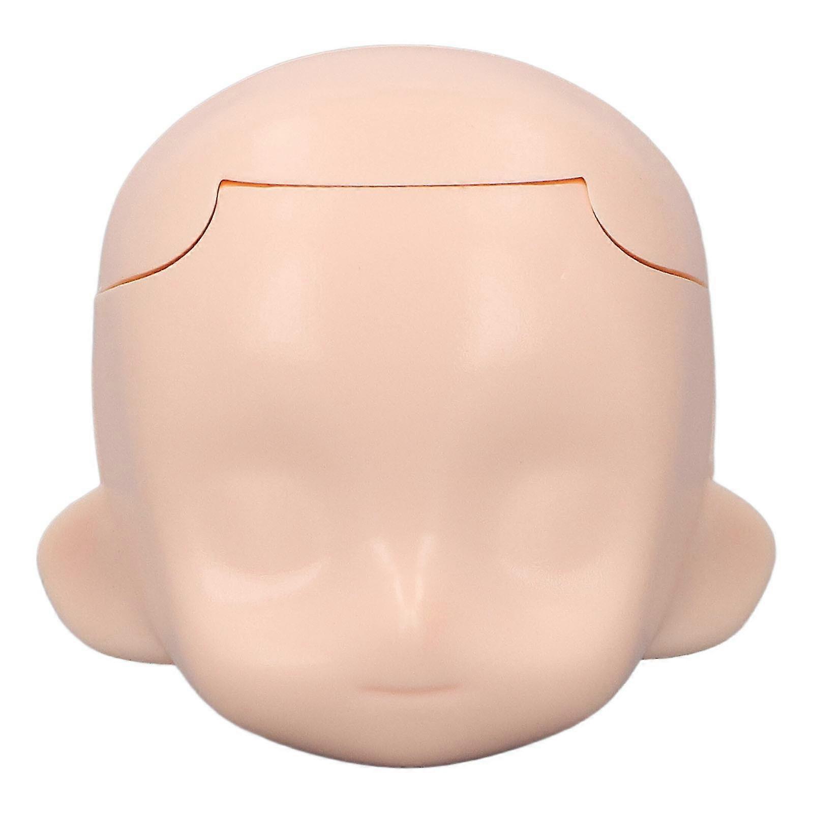 Exquisite 112 BJD DIY Makeup Doll Head - Removable Plastic Cement Blank