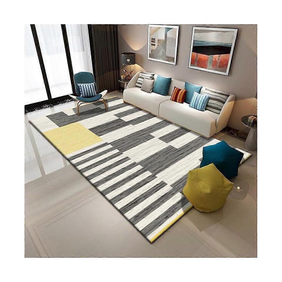 Geometric Household Rugs And Carpet Abstract Indoor Washable Area Rug Carpet for Living Room Bedroom Office Large Floor Rugs-YJ-024