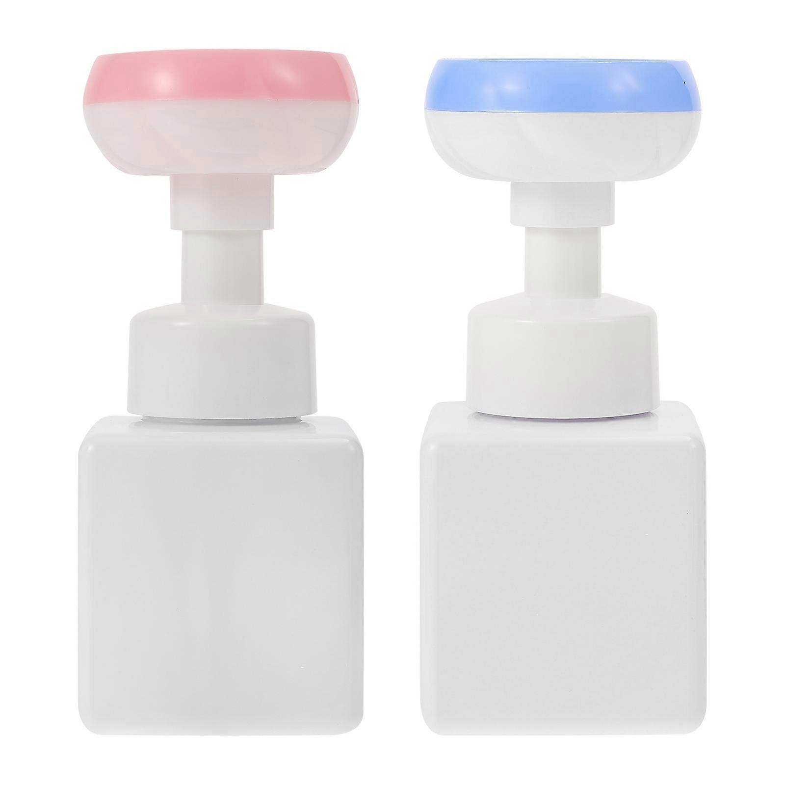 2 Pcs Foaming Dispenser Travel Pump Bottles Pump Bottles Empty Reusable Hand Soap Bottle Pump Bottle Liquid Soap