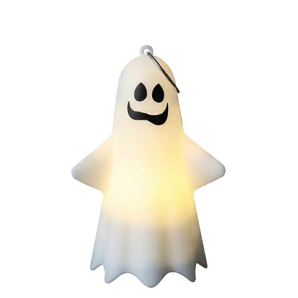 Carrying Little Ghost Nightlight,Ghost Campfire Flickering Night Light Halloween