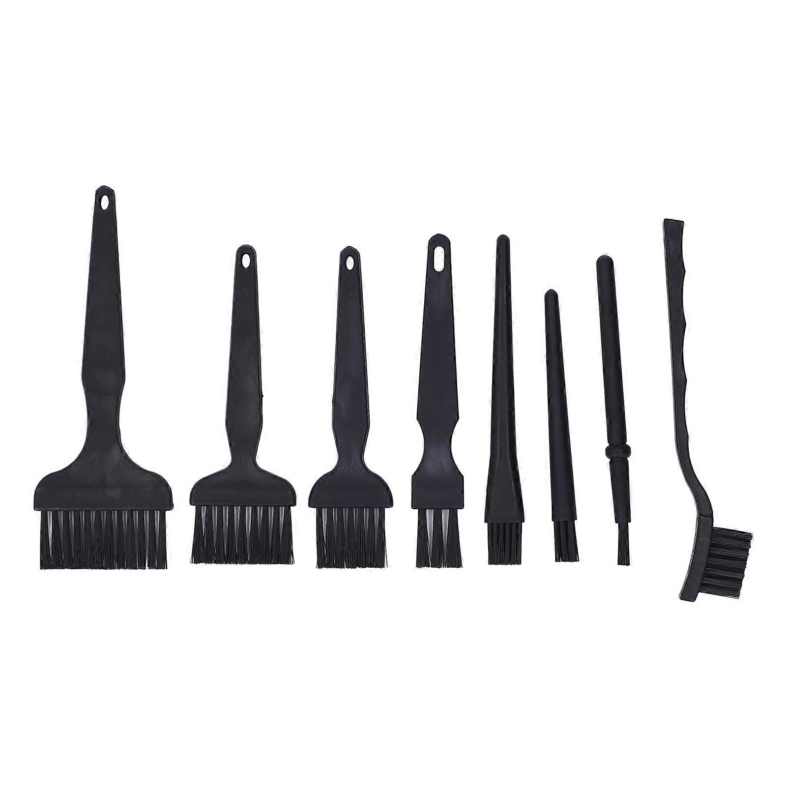 8Pcs Non Static Brushes Portable Plastic Handle ABS Electronics Computer Keyboard Cleaning Brush Kit