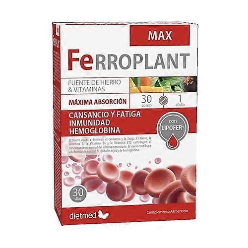 Ferroplant max source of iron and vitamins 30 tablets