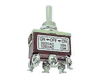 Maxi Rocker Switch DPDT (On)-Off-(On) 10A/250V