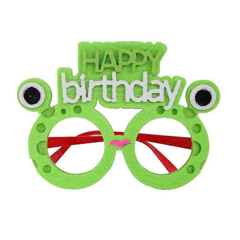 2 PCS Funny Glasses Party Decoration, Shape: Frog Frog