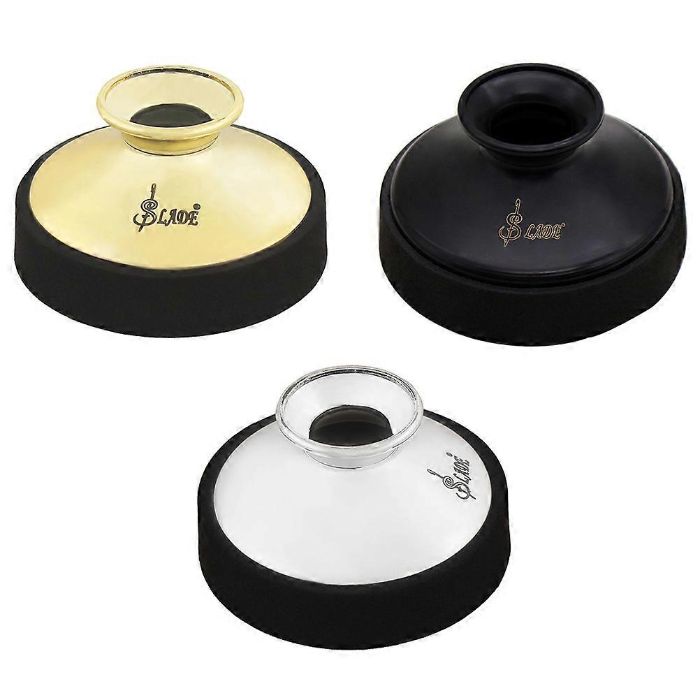 3Pcs Alto Saxophone Mutes Practical Saxophone Silencers (Assorted Color)