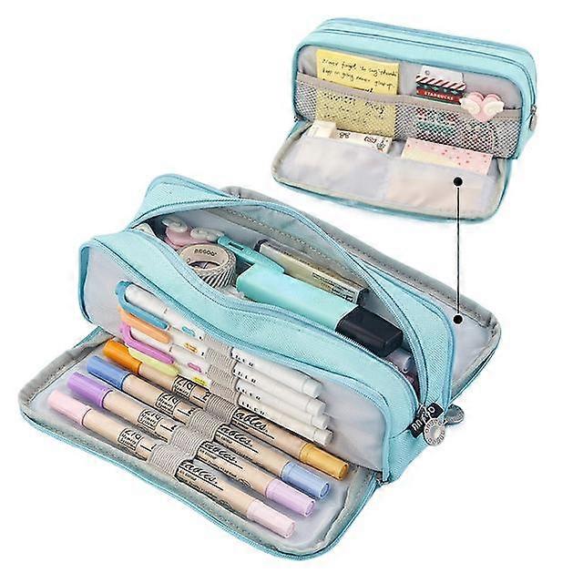 Large Capacity Pencil Case Double-sided Pencil Case Storage Bag