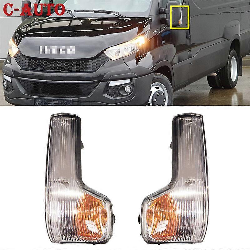 Auto Retrovisore Specchietto Laterale Lampada Specchietto Retrovisore Ripetitore Lampada Lampeggiante trun segnale Lampada Lampeggiante Per Iveco Daily 2015-2020