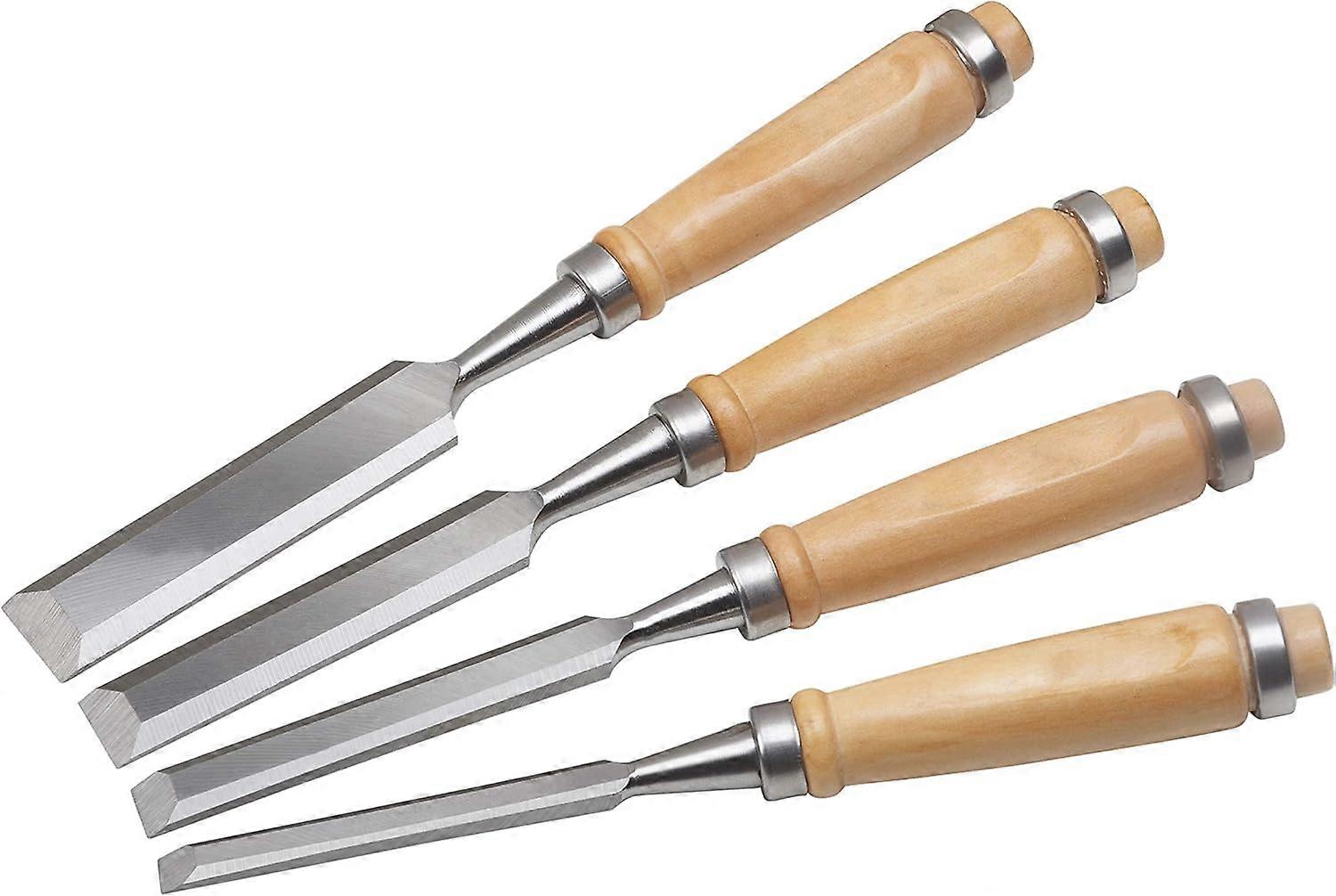 Set of 4 carpenter scissors/wooden handle/wood chisel