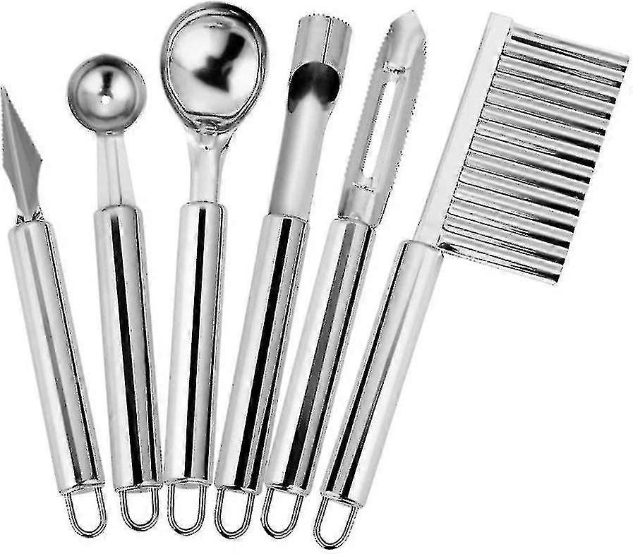 6pcs Stainless Steel Fruit Knife-e